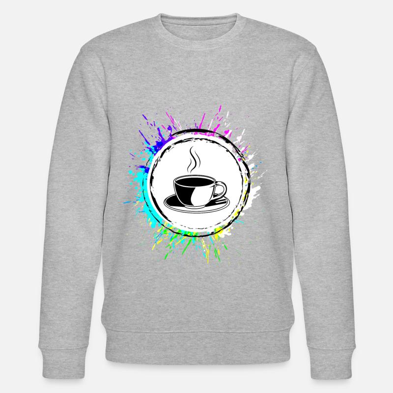 Coffee cup - Stanley/Stella CHANGER Unisex Organic Sweatshirt - heather grey