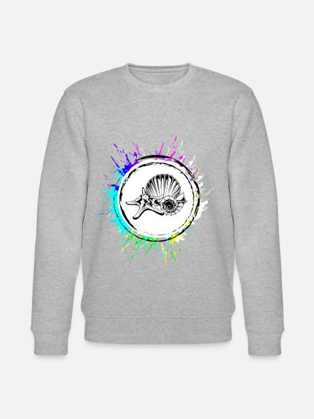 Starfish Icon Icon - Stanley/Stella CHANGER Unisex Organic Sweatshirt - heather grey