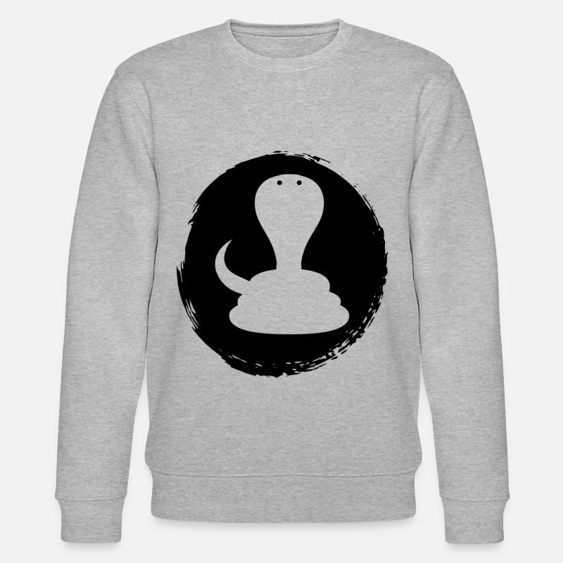 Serpent Cobra Rattlesnake - Sweat bio CHANGER Stanley/Stella Unisexe - gris chiné