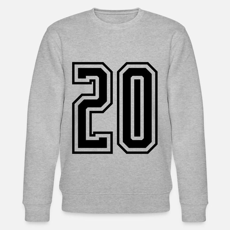20 Numéro - Sweat bio CHANGER Stanley/Stella Unisexe - gris chiné