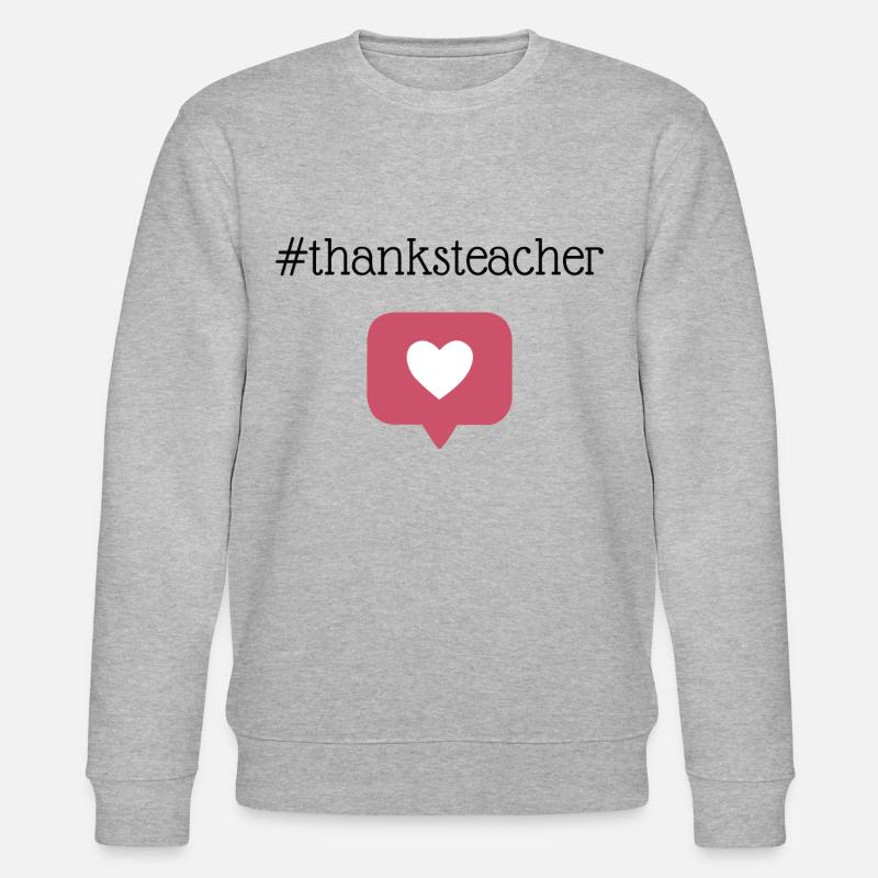 Merci Professeur - Sweat bio CHANGER Stanley/Stella Unisexe - gris chiné