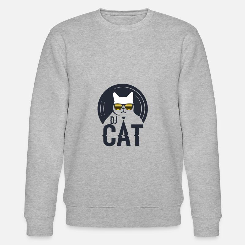 Chat DJ / Chat DJ - Sweat bio CHANGER Stanley/Stella Unisexe - gris chiné