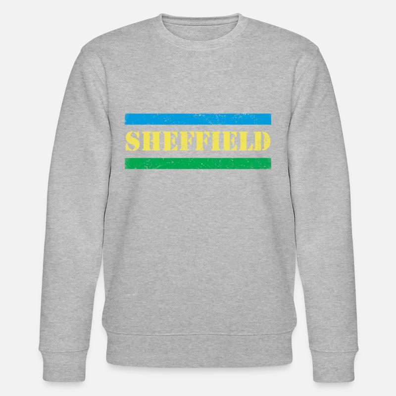 Sheffield - Stanley/Stella Unisex Bio-Sweatshirt CHANGER  - Grau meliert