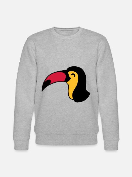 Toucan Toucan Tucan Bird - Stanley/Stella CHANGER Unisex Organic Sweatshirt - heather grey