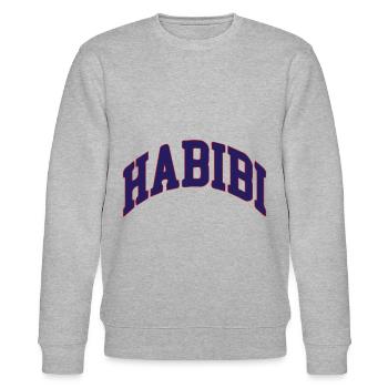 Habibi - Sweat bio CHANGER Stanley/Stella Unisexe - gris chiné - Devant - Nik (191cm) & Marisol (170cm)