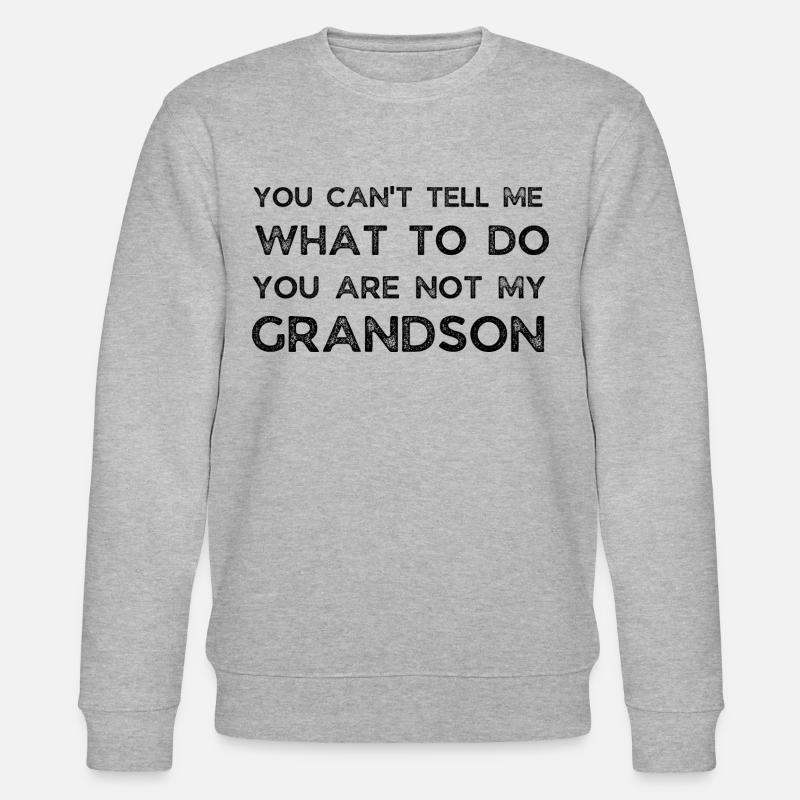 lustiger Opa. - Stanley/Stella Unisex Bio-Sweatshirt CHANGER  - Grau meliert