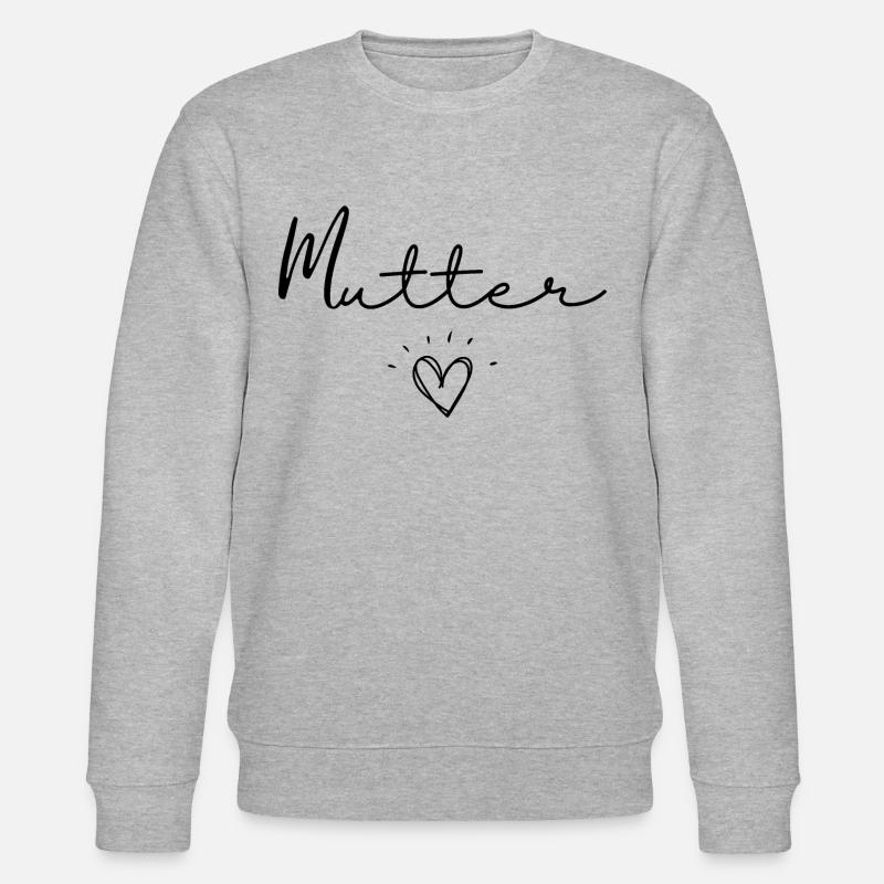 mutter - Stanley/Stella CHANGER Unisex Organic Sweatshirt - heather grey