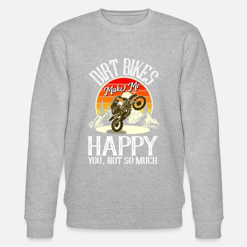 Motocross - Sweat bio CHANGER Stanley/Stella Unisexe - gris chiné