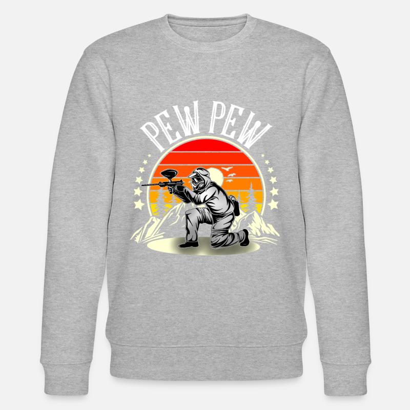 Paintball - Sweat bio CHANGER Stanley/Stella Unisexe - gris chiné
