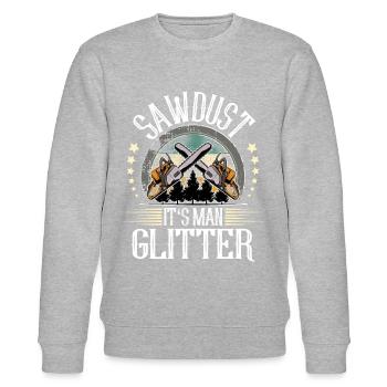 Lumberjack - Stanley/Stella CHANGER Unisex Organic Sweatshirt - heather grey - Front - Nik (191cm) & Marisol (170cm)