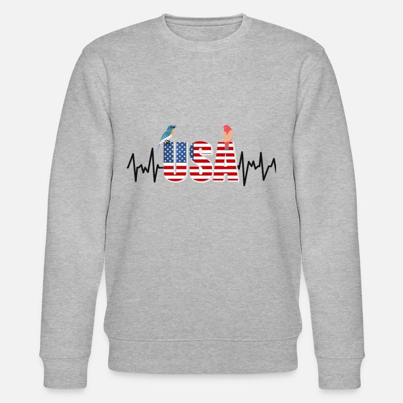 USA - Stanley/Stella Unisex Bio-Sweatshirt CHANGER  - Grau meliert