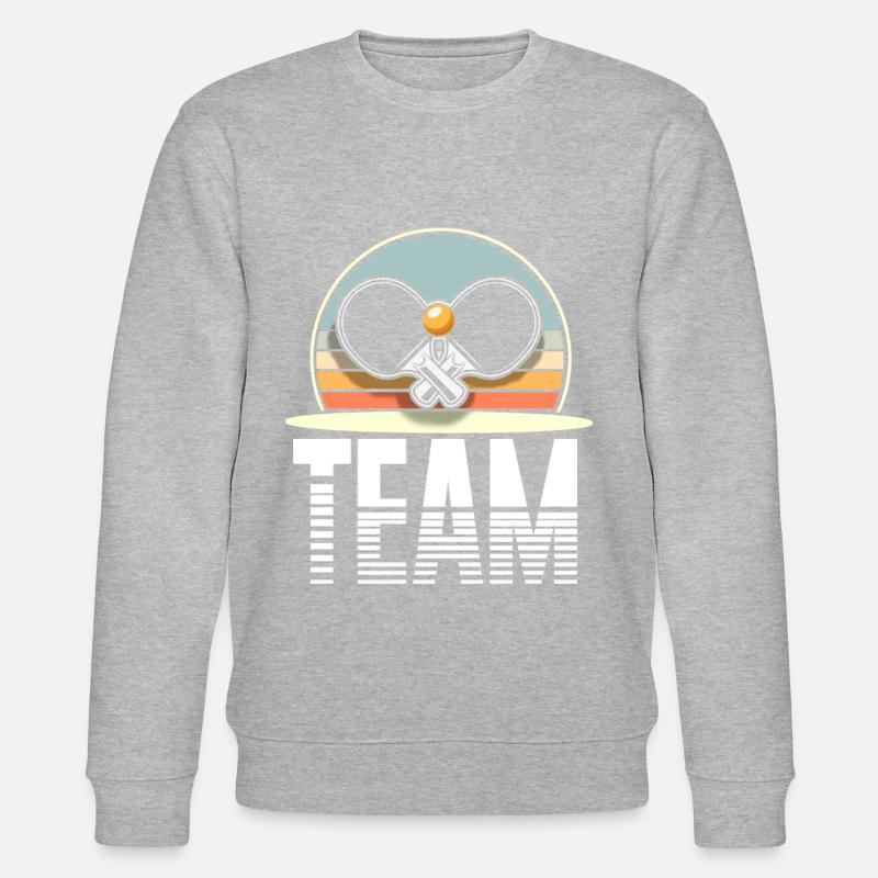 Tischtennis Team - Stanley/Stella Unisex Bio-Sweatshirt CHANGER - Grau meliert