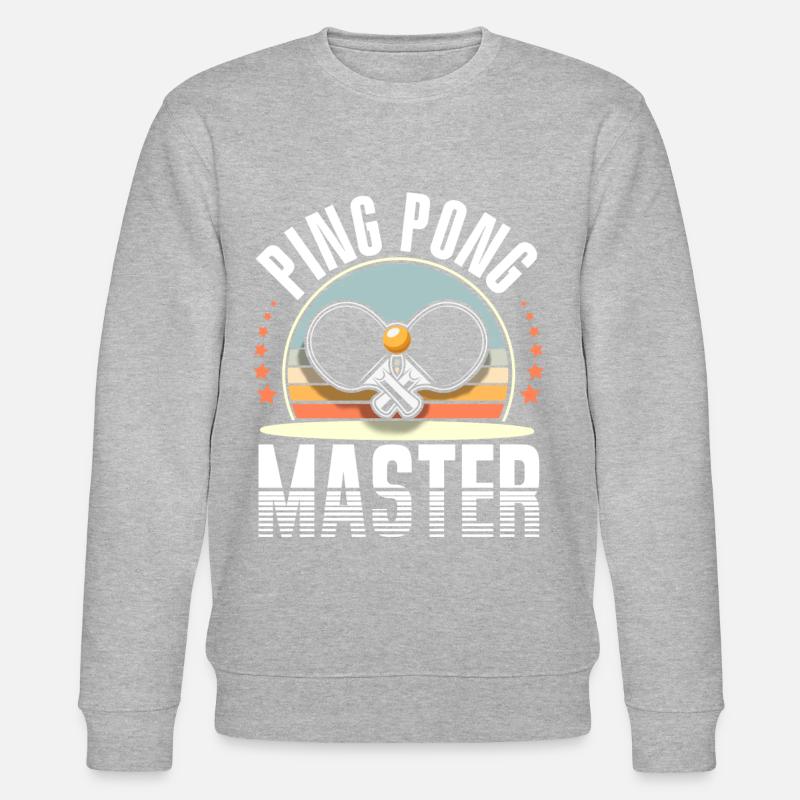 Table Tennis Ping Pong - Sweat bio CHANGER Stanley/Stella Unisexe - gris chiné