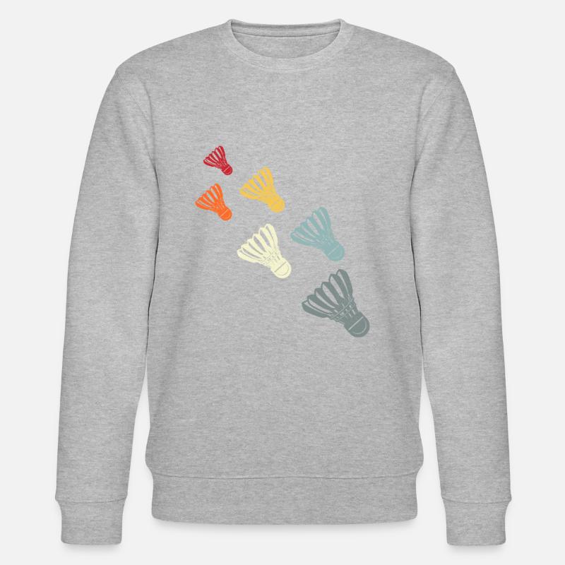 Badminton - Stanley/Stella Unisex Bio-Sweatshirt CHANGER  - Grau meliert