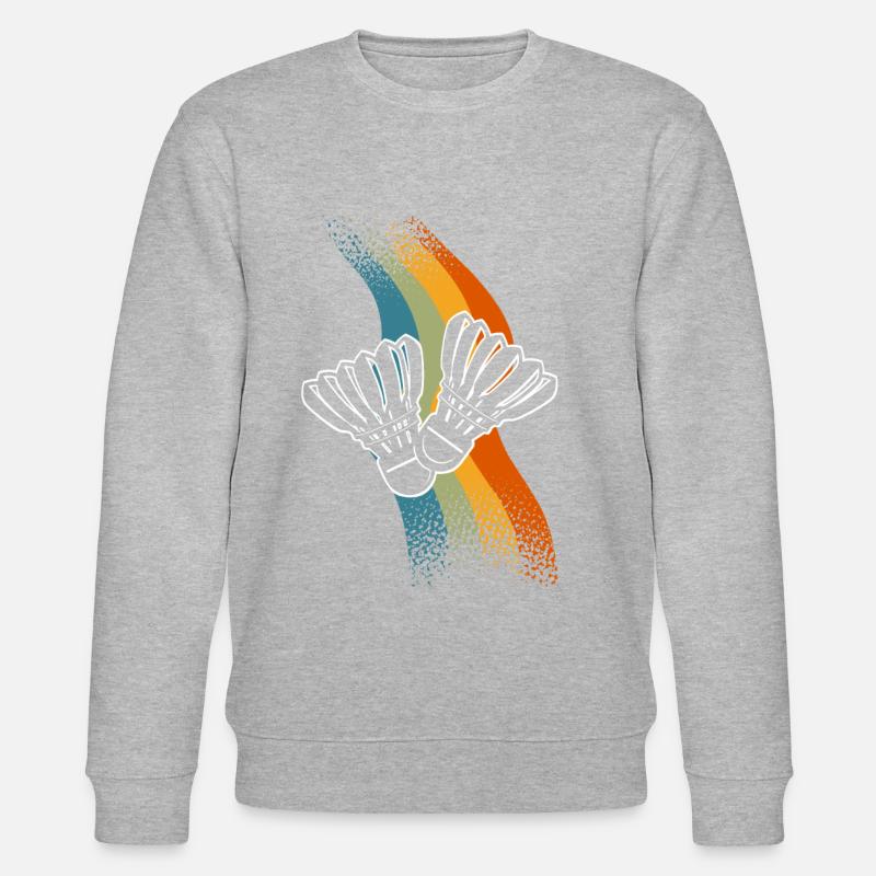 Badminton - Stanley/Stella Unisex Bio-Sweatshirt CHANGER  - Grau meliert