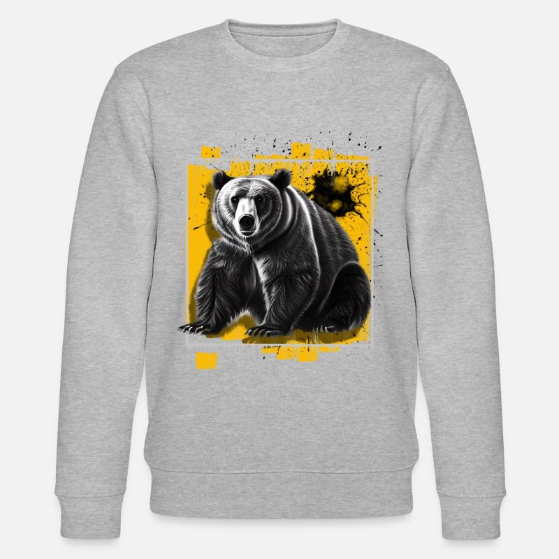 Bear - Stanley/Stella CHANGER Unisex Organic Sweatshirt - heather grey