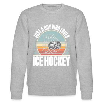 Eishockey Hockey sur glace - Sweat bio CHANGER Stanley/Stella Unisexe - gris chiné - Devant - Nik (191cm) & Marisol (170cm)