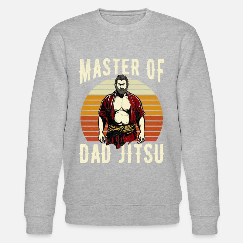 Maître De Papa Jitsu - Sweat bio CHANGER Stanley/Stella Unisexe - gris chiné