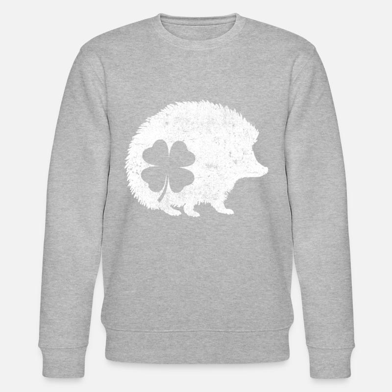 Hérisson de trèfle - Sweat bio CHANGER Stanley/Stella Unisexe - gris chiné