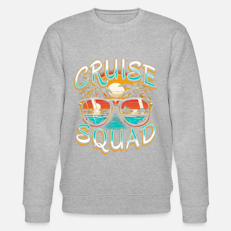 Cruise Squad - Stanley/Stella Unisex Bio-Sweatshirt CHANGER  - Grau meliert