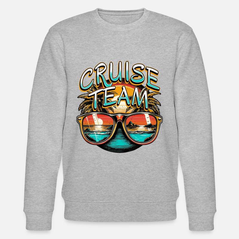 Cruise Team - Stanley/Stella Unisex Bio-Sweatshirt CHANGER  - Grau meliert