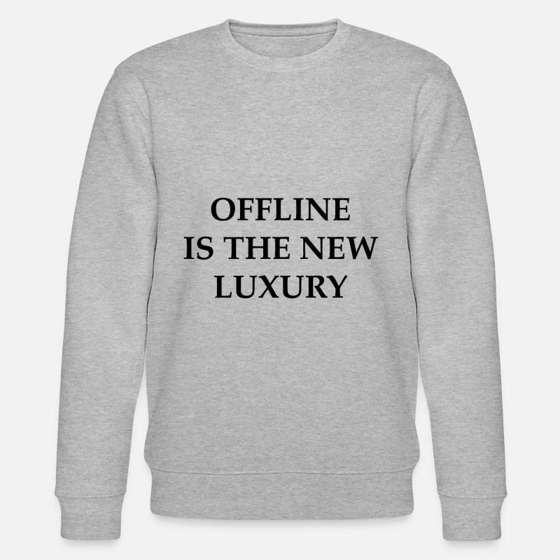 Offline est le nouveau luxe - Sweat bio CHANGER Stanley/Stella Unisexe - gris chiné