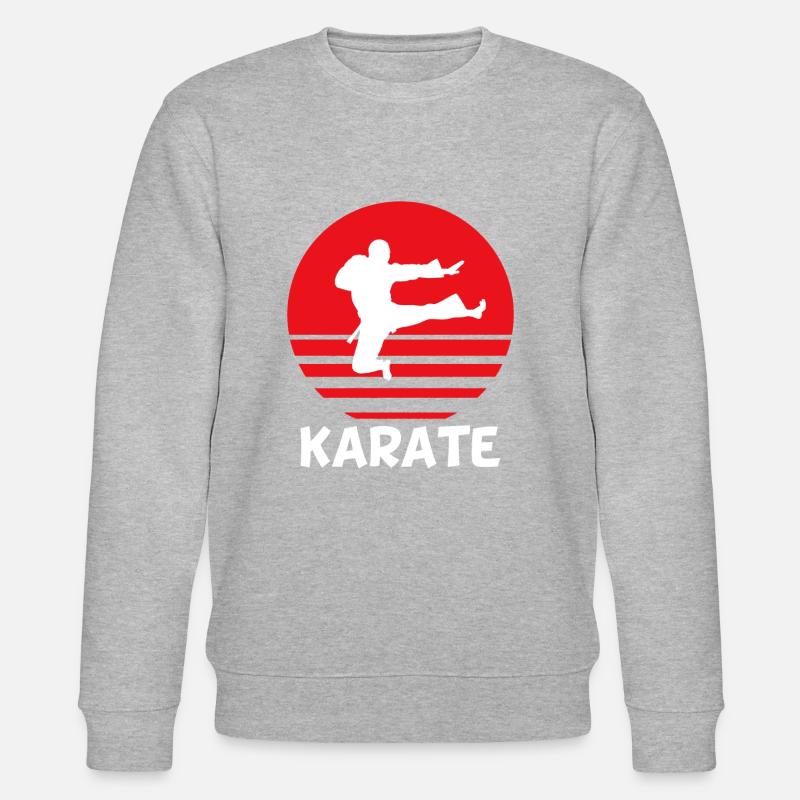 Combat d'arts martiaux de karaté - Sweat bio CHANGER Stanley/Stella Unisexe - gris chiné