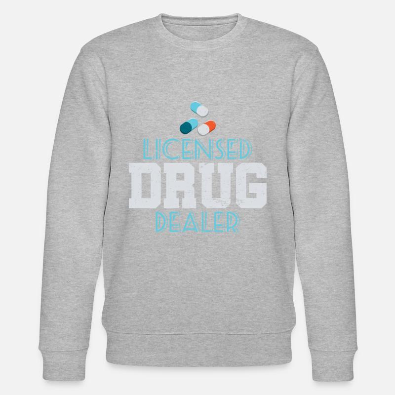 Apotheker Medikamente Apotheke lustig - Stanley/Stella Unisex Bio-Sweatshirt CHANGER  - Grau meliert
