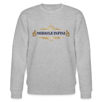 UNENDLICHE WUNDER - Stanley/Stella Unisex Bio-Sweatshirt CHANGER  - Grau meliert - Vorne - Nik (191cm) & Marisol (170cm)
