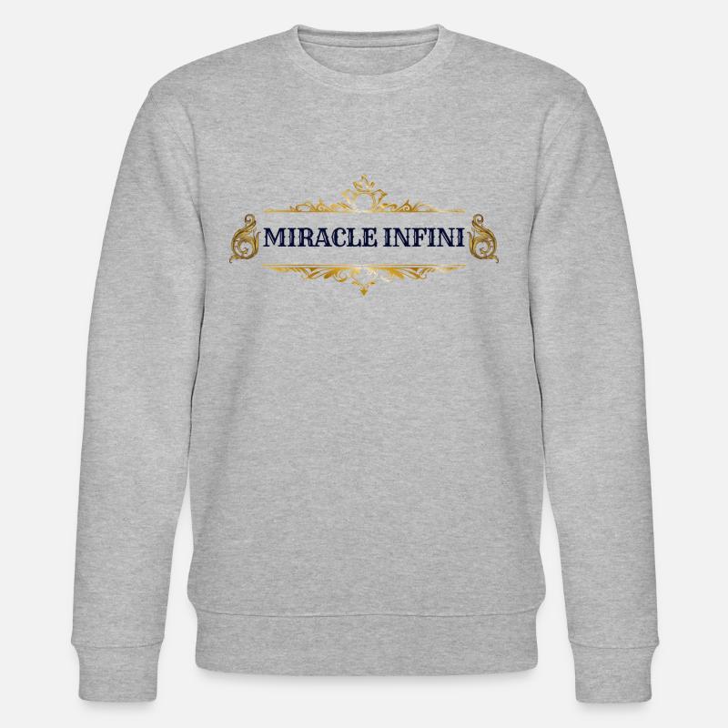 UNENDLICHE WUNDER - Stanley/Stella Unisex Bio-Sweatshirt CHANGER - Grau meliert