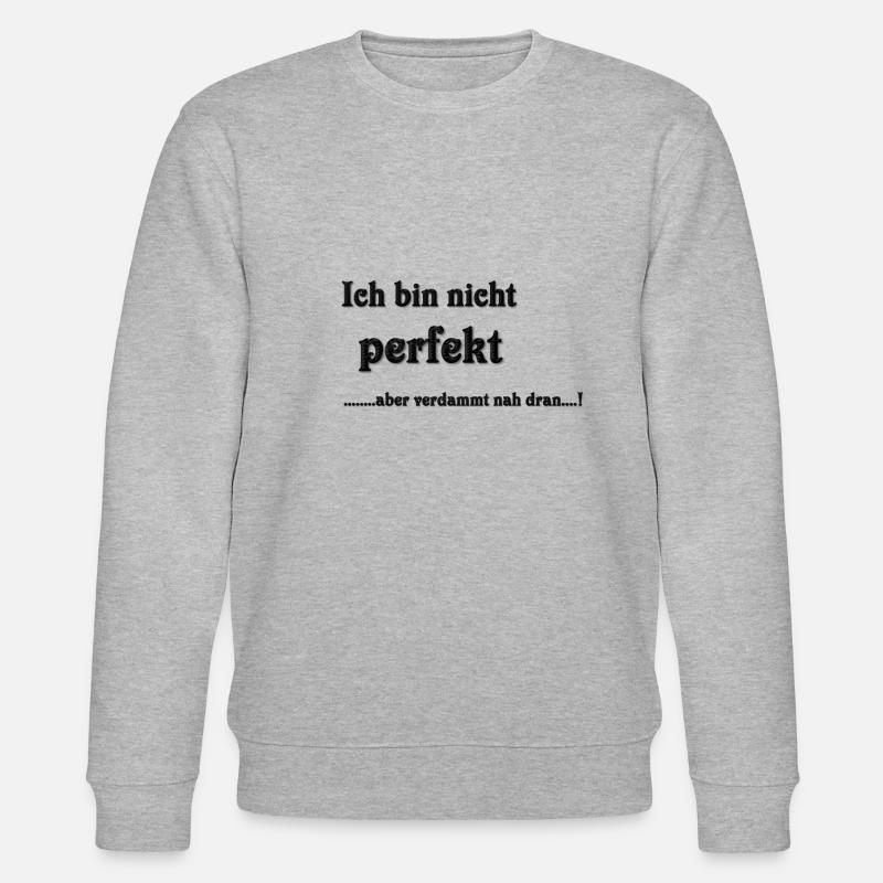 nicht perfekt - Stanley/Stella Unisex Bio-Sweatshirt CHANGER  - Grau meliert