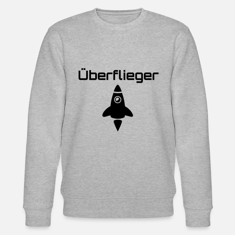 Überflieger - Stanley/Stella Unisex Bio-Sweatshirt CHANGER  - Grau meliert