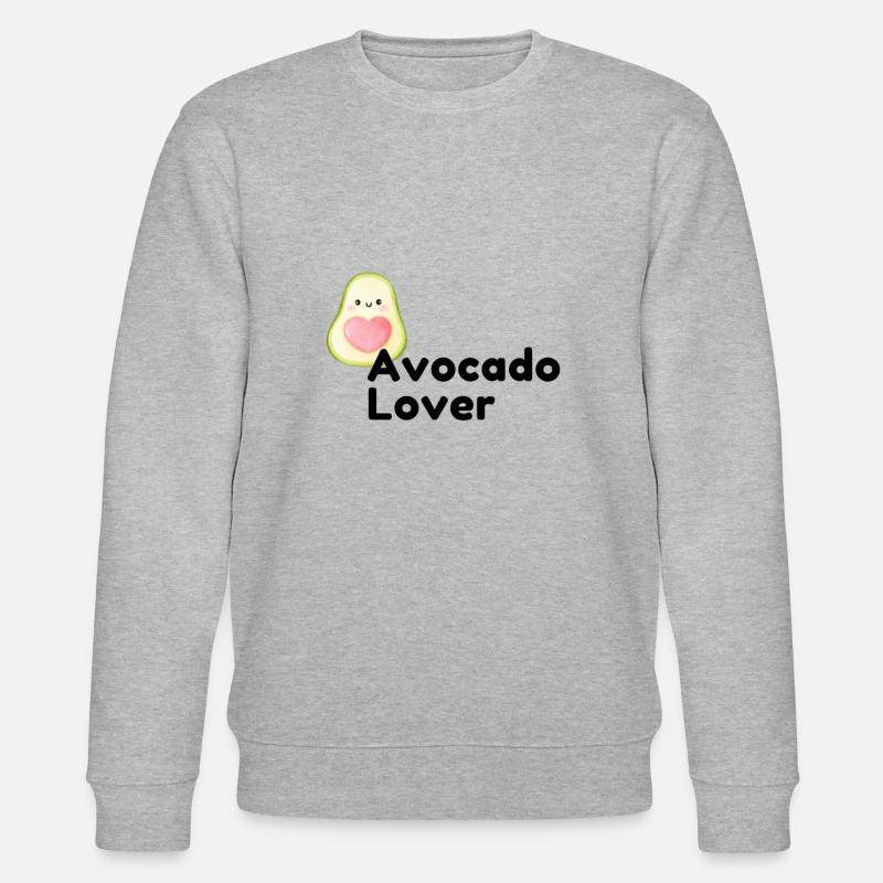 Avocado Lover - Stanley/Stella Unisex Bio-Sweatshirt CHANGER  - Grau meliert