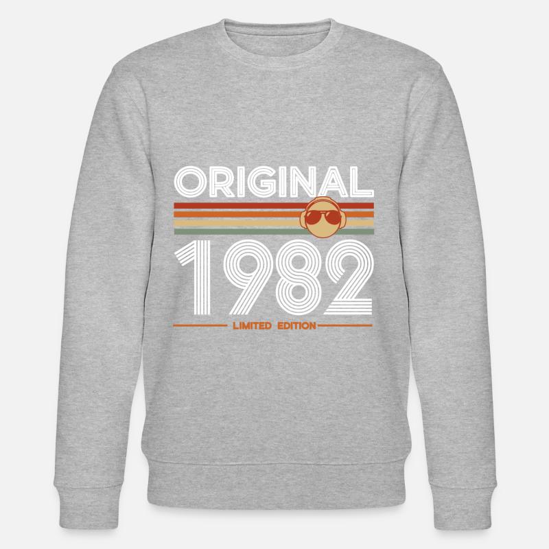1982 - Sweat bio CHANGER Stanley/Stella Unisexe - gris chiné