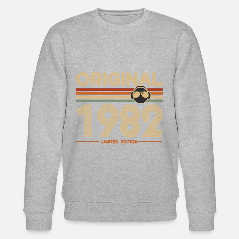 1982 - Stanley/Stella Unisex Bio-Sweatshirt CHANGER  - Grau meliert