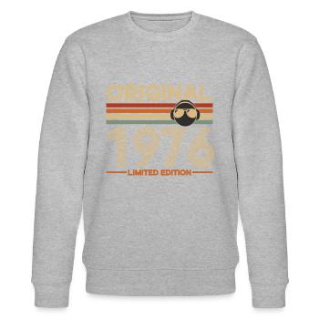 1976 - Stanley/Stella Unisex Bio-Sweatshirt CHANGER  - Grau meliert - Vorne - Nik (191cm) & Marisol (170cm)