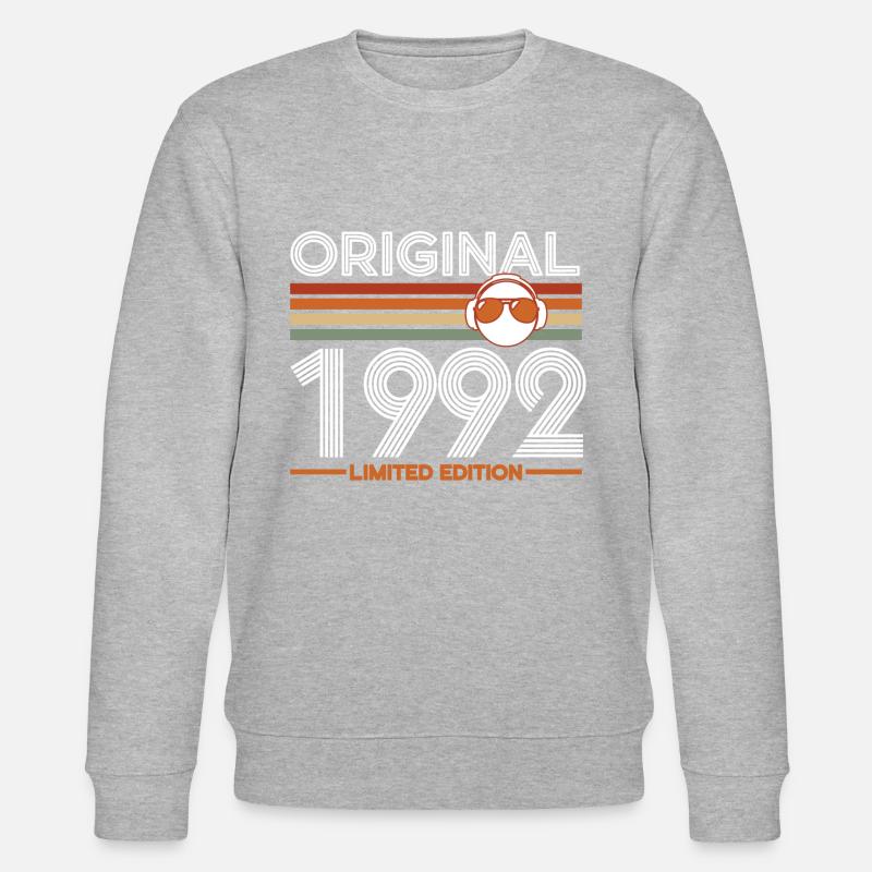 1992 - Sweat bio CHANGER Stanley/Stella Unisexe - gris chiné