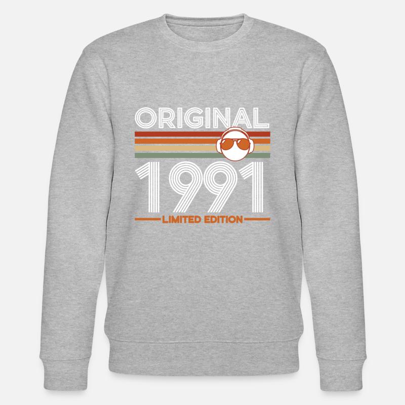 1991 - Stanley/Stella Unisex Bio-Sweatshirt CHANGER - Grau meliert