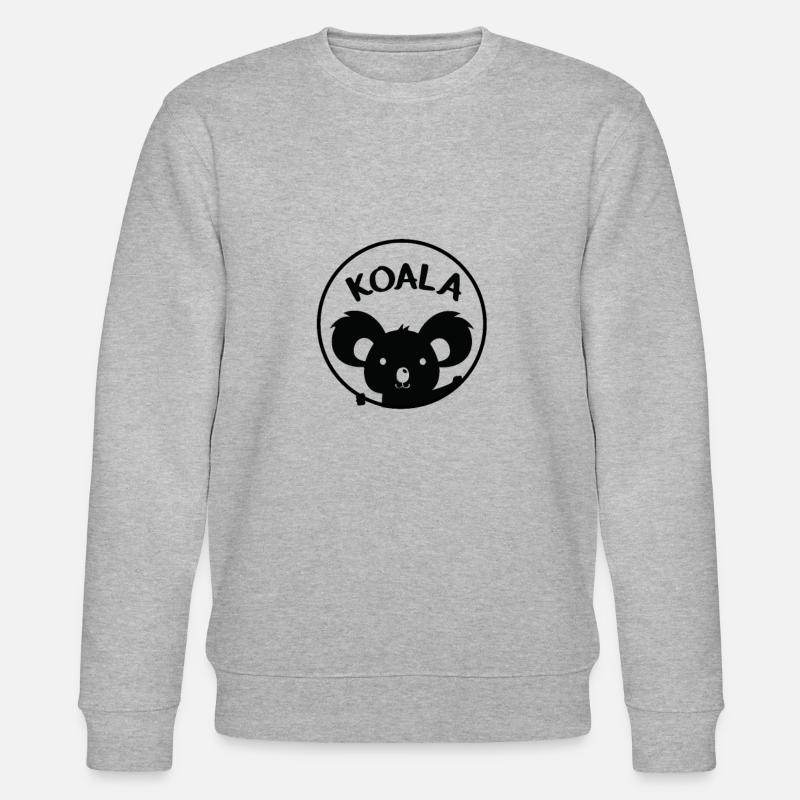 Koala - Stanley/Stella Unisex Bio-Sweatshirt CHANGER  - Grau meliert