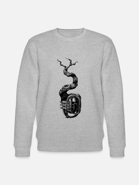Trompete - Stanley/Stella Unisex Bio-Sweatshirt CHANGER - Grau meliert