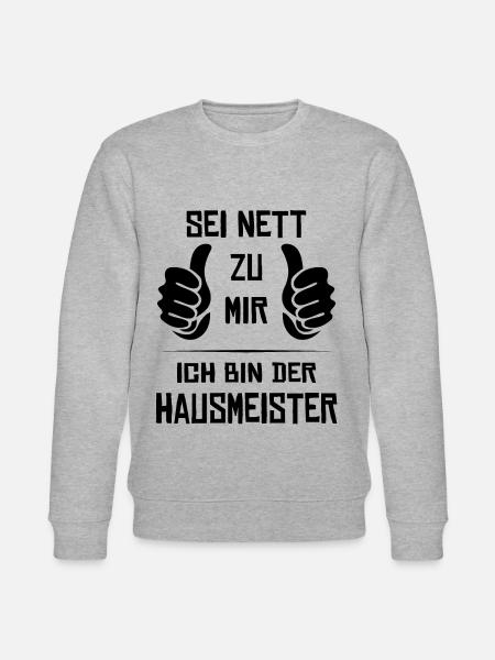 Hausmeister Geschenk - Stanley/Stella Unisex Bio-Sweatshirt CHANGER  - Grau meliert