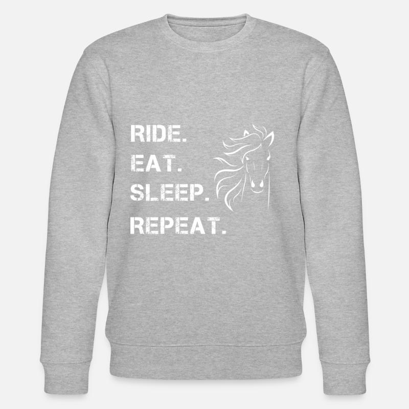 Équitation cavalier - Sweat bio CHANGER Stanley/Stella Unisexe - gris chiné