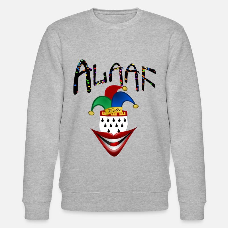 Karneval - Stanley/Stella Unisex Bio-Sweatshirt CHANGER  - Grau meliert