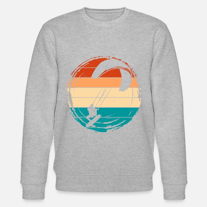 Kitesurfer Kitesurf Kitesurf - Sweat bio CHANGER Stanley/Stella Unisexe - gris chiné