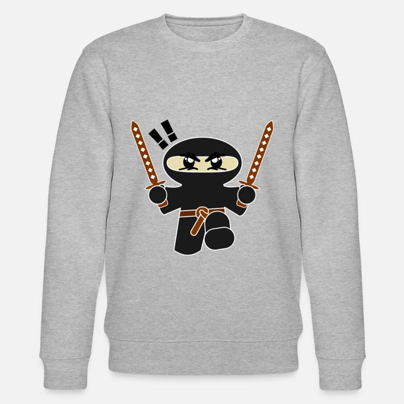 Chevalier Ninja - Sweat bio CHANGER Stanley/Stella Unisexe - gris chiné