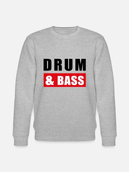 Drum and Bass - Stanley/Stella CHANGER Unisex Organic Sweatshirt - heather grey