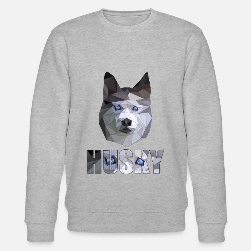 Husky Polygone - Sweat bio CHANGER Stanley/Stella Unisexe - gris chiné