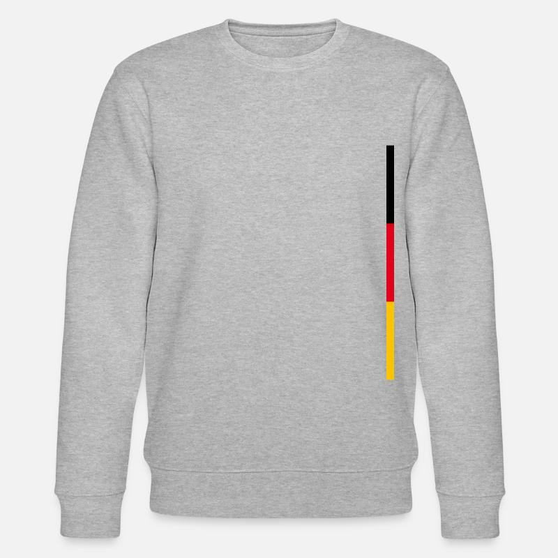 Drapeau Allemagne - Sweat bio CHANGER Stanley/Stella Unisexe - gris chiné