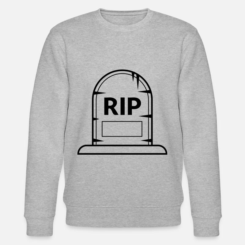 Grabstein - Stanley/Stella Unisex Bio-Sweatshirt CHANGER  - Grau meliert
