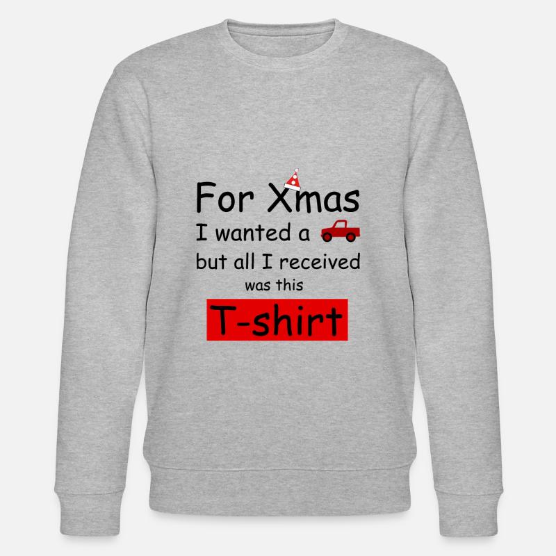 Weihnachten - Stanley/Stella Unisex Bio-Sweatshirt CHANGER  - Grau meliert